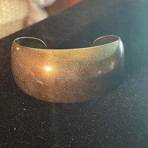 Vintage Taxco Dome Cuff Bracelet. Sterling Silver 925. Solid Heavy 50 Grams.
